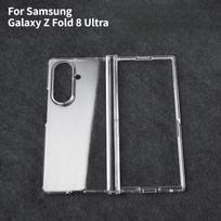 For Samsung Galaxy Z Fold 8 7 6 5 4 Transparent Case Front Back Hinge Protector Cover Hard PC Bumper Z Fold8 Ultra Fold7 Fundas Galaxy Z Fold4 gryna