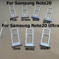 SIM Card Tray For Samsung Galaxy Note20 Note 20 Ultra SD Card Reader Slot Socket Connector Dual SIM Replacement Note20 Ultra Black gray