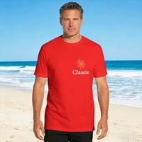 Unisex Unisex Marškinėliai Anthropic Claude Marškinėliai Madingi Šaunūs Vasariniai Marškinėliai Klasikiniai 100% Medvilnės Viršutiniai Drabužiai Dovanojimo Idėja S white