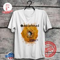 Radiohead Pablo Honey T-Shirt Rock Creep Thom Yorke Jonny Greenwood Ed O'Brien M white