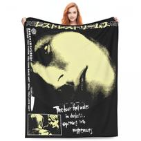 Silent Hill 2 Flannel Blanket Quality Warm Soft Horror Video Game Throw Blanket Winter Picnic Living Room Novelty Bedspread 30x40in beige
