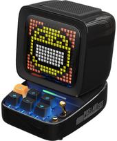 Divoom Ditoo Pro Bluetooth patobulintas mėlynas jungiklis RGB stalo pikselių dedikuotas USB MicroSD baterija blizgus tobulas 5-os kartos garsiakalbis, 15W, žemieji dažniai, juoda