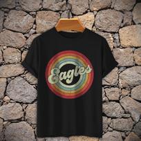 Rock Band Eagles T-Shirt Glenn Frey Don Henley Bernie Leadon Randy Meisner Unisex T-Shirt S juoda