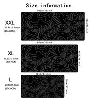 Black And White Strata Liquid Mouse Pad Large Gaming Office Mousepads XXL Rubber Antislip Laptop Table Mats Game Long Desk Pads 30x80x0.2cm gray