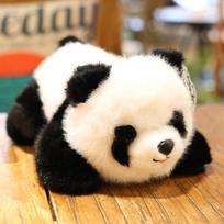 Nauja Huahua Panda lėlė Hug Fa Cai Avokado Moliūgo Krepšys Kūrybiška Panda Pliušinis Žaislas Lėlių Mašina Lėlė 25cm white