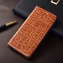 Genuine Leather Flip Phone Case for Xiaomi Redmi Note 12 13 13R 14 Pro Plus 4G 5G with Card Slots Holder Case Redmi Note 14 Pro 5G raudona