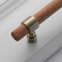 Medinės Rankenėlės Baldams, Spintelių Traukikliai Ir Modernios Juodos Virtuvės Durys, Stalčius Vaikams Auksinės Reguliuojamos Rankenėlės 96-160mm single hole