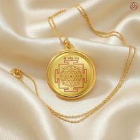 DIVINITI 24K Gold Plated Religious Pendant for Men & Women | Divine Spiritual beige