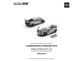 PRE-ORD3R Pop race Modeliukas 1/64 Lamborghini Huracan STO, grigio acheso matte