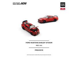 PRE-ORD3R Pop race Modeliukas 1/64 Ford Mustang Shelby GT350R, race red