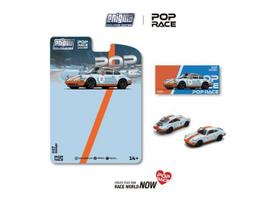 PRE-ORD3R Pop race Modeliukas 1/64 Singer Racing #18, orange/blue