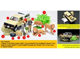 PRE-ORD3R Tomica Limited Vintage Modeliukas 1/64 Nissan Truck 4x4 *KAIYODO x Tomica Limited Vintage* Diocolle 64 # Car Snap 32a Safari 4, various