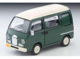 PRE-ORD3R Tomica Limited Vintage Modeliukas #T327936 1/64 1996 Subaru Sambar Dias Classic 40th Anniversary, green/cream