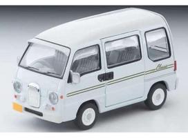 PRE-ORD3R Tomica Limited Vintage Modeliukas #T327875 1/64 1998 Subaru Sambar Dias Classic 40th Anniversary, light blue/white