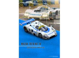 PRE-ORD3R Inno64 Modeliukas 1/64 1991 Mazda 787B #18 59th 24 Hours Le Mans, white/blue