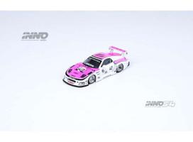 PRE-ORD3R Inno64 Modeliukas 1/64 Mazda RX7 (FD3S) LB-Super Silhouette *Drift Games 2025*, white/pink