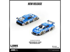 PRE-ORD3R Inno64 Modeliukas 1/64 Mazda RX7 (FD3S) LB-Super Silhouette *Meiji*, blue/white