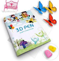 3D rašiklio šablonų knyga A4