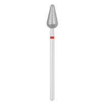 Exo Pro deimantinis nagų frezos antgalis suapvalintas lašas 6.0 mm švelnus