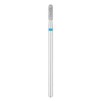 Exo Pro deimantinis nagų frezos antgalis, suapvalintas cilindras 2.3mm mėlynas