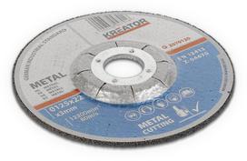 Pjovimo diskas kampiniam šlifuokliui Kreator KRT070120, 125 mm x 3.2 mm x 22.2 mm, 6 vnt.