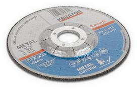 Pjovimo diskas kampiniam šlifuokliui Kreator KRT070120, 125 mm x 3.2 mm x 22.2 mm, 6 vnt.