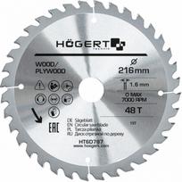 Pjovimo diskas Högert HT6D787, 216 mm x 30 mm