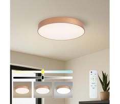 Brilagi - dimeriuojamas LED lubinis šviestuvas POOL LED/60W/230V, skersmuo 50 cm, bronzinis, su nuotoliniu pultu