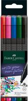 Rašiklių rinkinys FABER-CASTELL Grip Finepen, 0,4 mm, 5 sp.