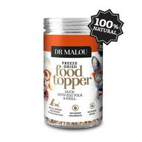 Dr Malou Cat and Dog Freeze-Dried Topper Duck, Egg Yolk and Krill 100 g | 114010 | 5907346090847