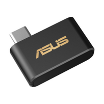 Asus USB-BE93 Mini Tri-band BE6500 WiFi 7 Mini USB Adapter, 6GHz band, support 4096-QAM, Plug and play, Type-C USB 3.0, Compatible with Windows® 10  and  11