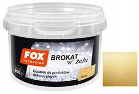 Blizgučiai geliniams dažams Atlas Fox, 200 g, auksinės spalvos
