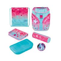 Herlitz Herlitz SoftLight Plus GreenLine Pink Bubbles, school bag (pink/ light