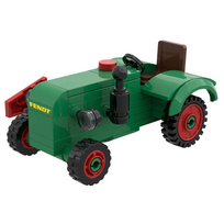 Žaislas konstruktorius BRIXIES Plus 222.704 traktorius Fendt Dieselross F28