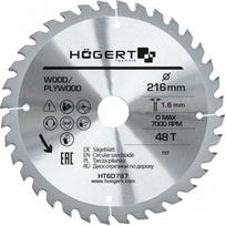 Pjovimo diskas Högert HT6D787, 216 mm x 30 mm