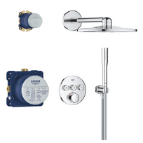 GROHE Precision SmartControl termostatinis potinkinis dušo komplektas su 310 mm skersmens dviejų srovių lietaus galva