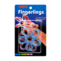 Rankų treniruoklis TOURNA UNIQUE FINGERLINGS, 3 vnt