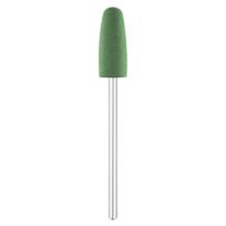 Exo guminis poliravimo antgalis nagams žalias suapvalintas cilindras 8.0 mm / 400