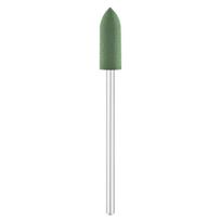 Exo guminis nagų frezos antgalis poliravimui, žalias (Ø 5.5 mm)