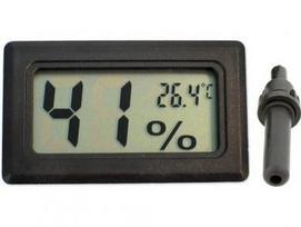 LCD higrometras ir termometras su zondu korpuse