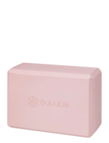 Gaiam - Ballet Powder Yoga Block - Jogos blokeliai ir dirželiai - Rožinė