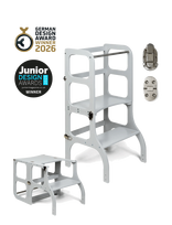 Ette Tete - Step'n'sit® Helper Tower - Table - Motorinių įgūdžių baldai - Pilka