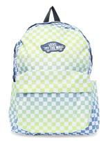 VANS - Old Skool Grom Check Backpack - Kuprinė - Žalia