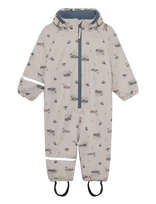 CeLaVi - Rainwear Suit - Aop, W. Fleece - Apsauginis kombinezonas nuo lietaus - Smėlio