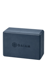 Gaiam - Blue Aura Yoga Block - Jogos blokeliai ir dirželiai - Tamsiai mėlyna