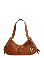 Coach - Textured Pebble Leather Drifter Shoulder Bag 31 - Rankinė - Ruda