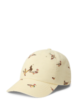 Polo Ralph Lauren - Duck-Print Corduroy Ball Cap - Kepurė - Kreminė spalva