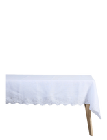 Lene Bjerre - Anglaise Tablecloth 320X140X Cm. White - Staltiesė - Balta