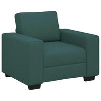 vidaXL Sofa-kėdė, tamsiai žalia, 100x77x82 cm, audinys