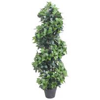 vidaXL Dirbtinis augalas-lauramedis su vazonu, žalios spalvos, 120cm